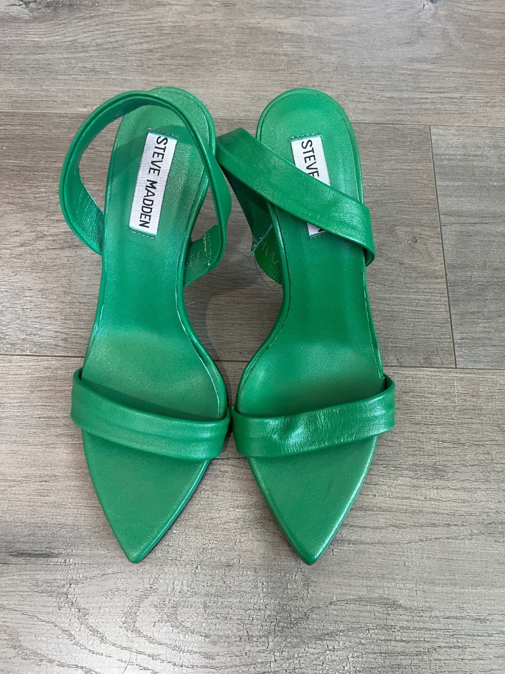 Steve Madden Green Batali Heels